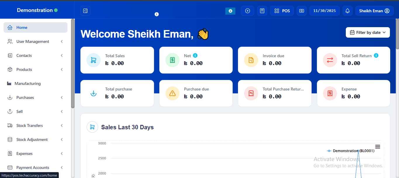 Laravel POS Register Modification
