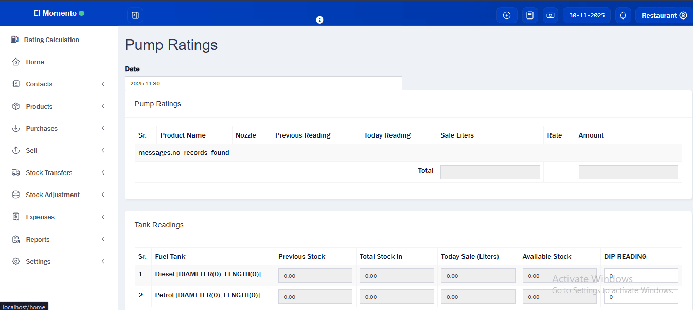 Laravel Custom Module: RatingCalculation